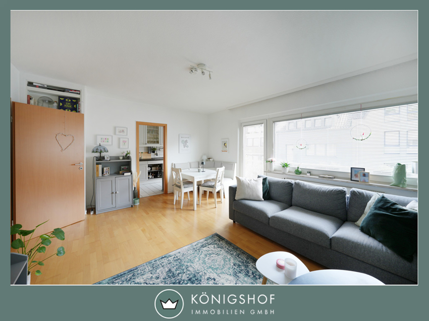 Bestlage im Bismarckviertel/Schillerstr.: Hübsche 3 Zimmerwohnung mit 2 Balkonen - Foto 2
